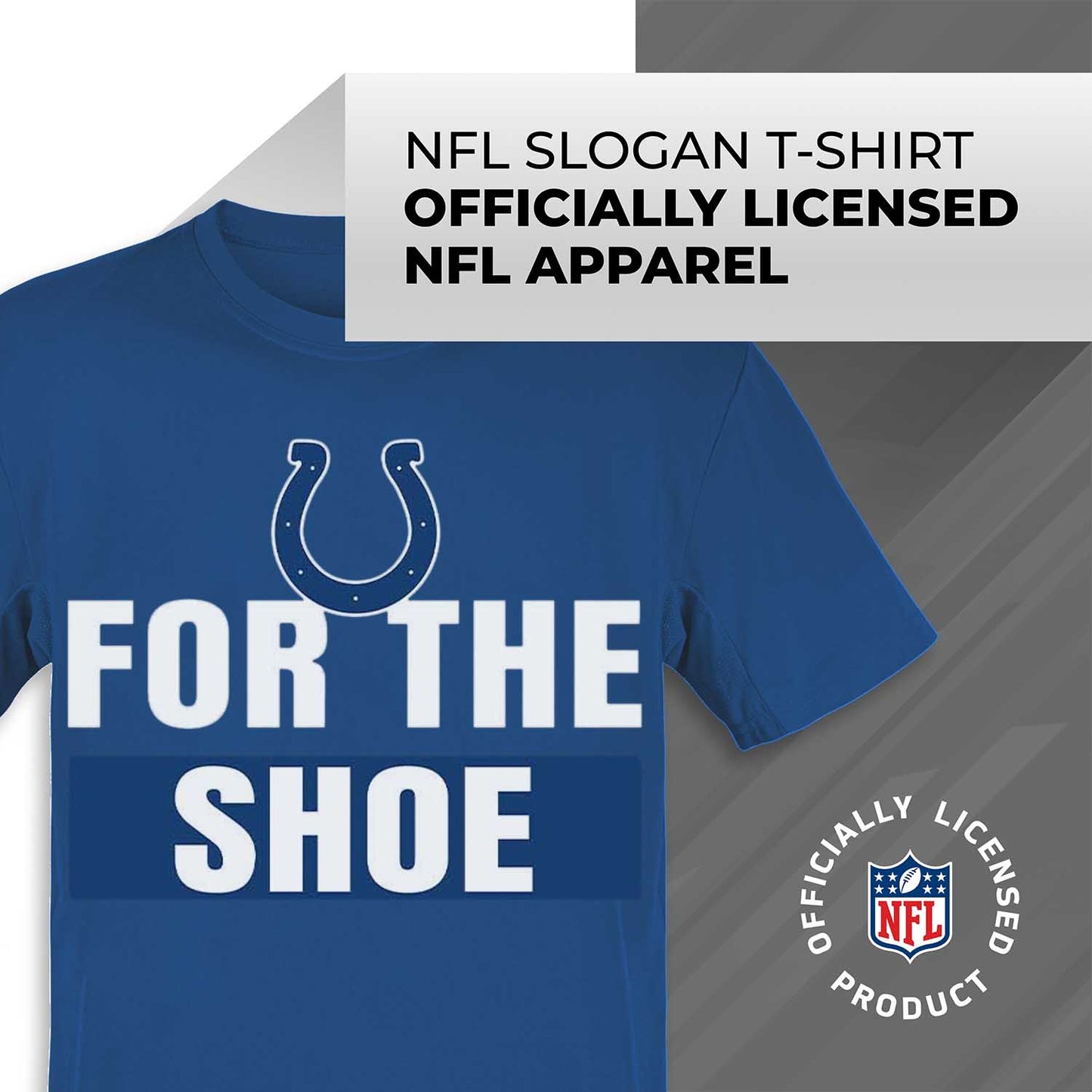 Indianapolis Colts NFL Adult Team Slogan Unisex T-Shirt - Royal