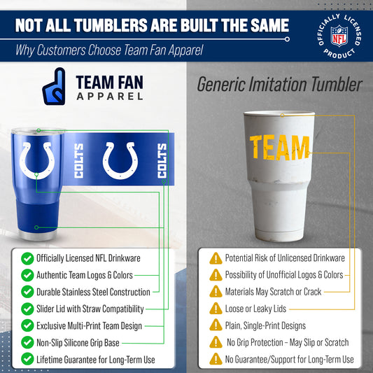 Indianapolis Colts NFL 30oz Gameday Stainless Steel Tumbler - Royal