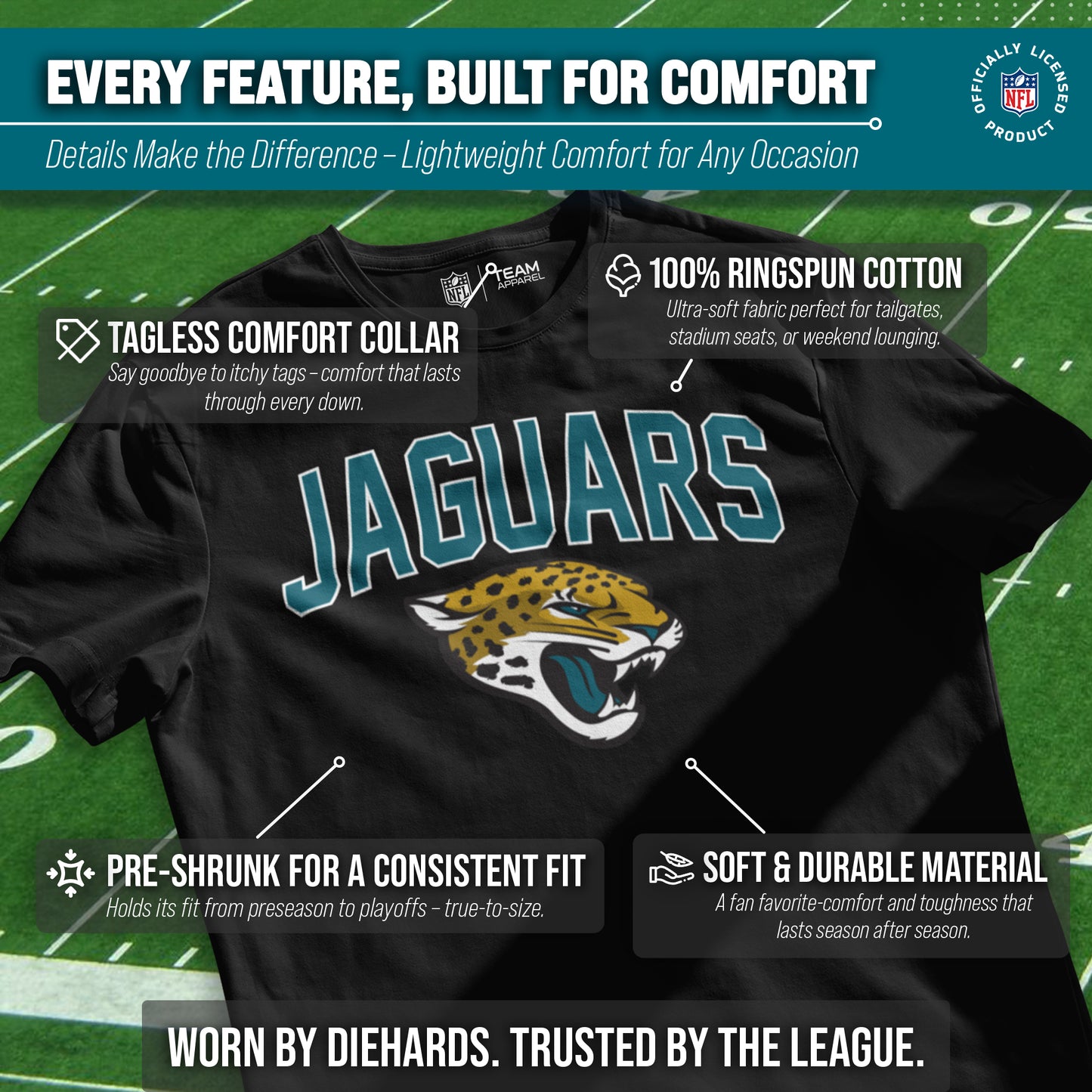 Jacksonville Jaguars NFL Home Team Tee - Black