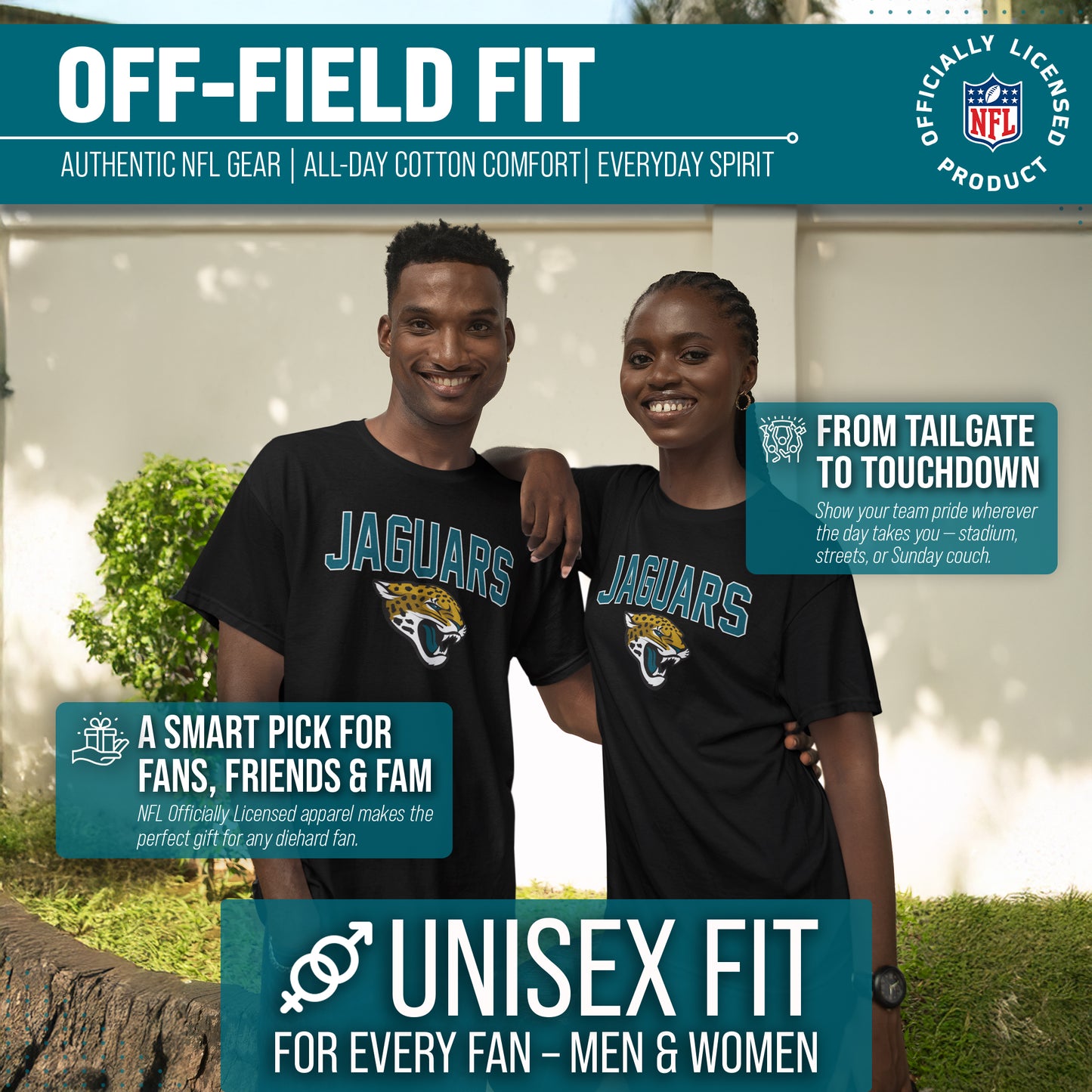 Jacksonville Jaguars NFL Home Team Tee - Black