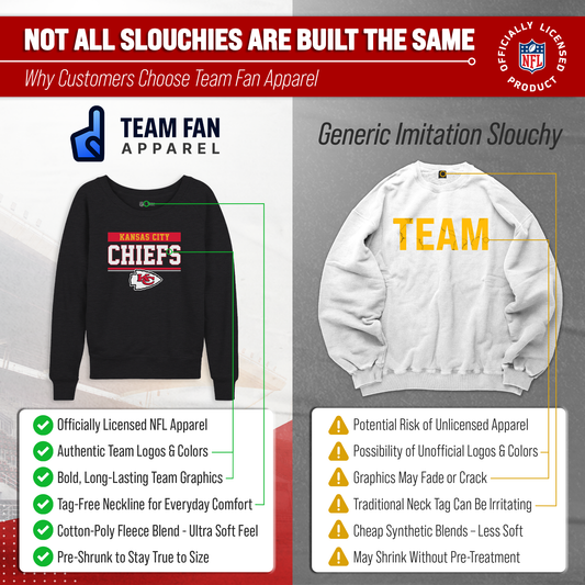 Kansas City Chiefs NFL Womens Charcoal Crew Neck Football Apparel - Charcoal