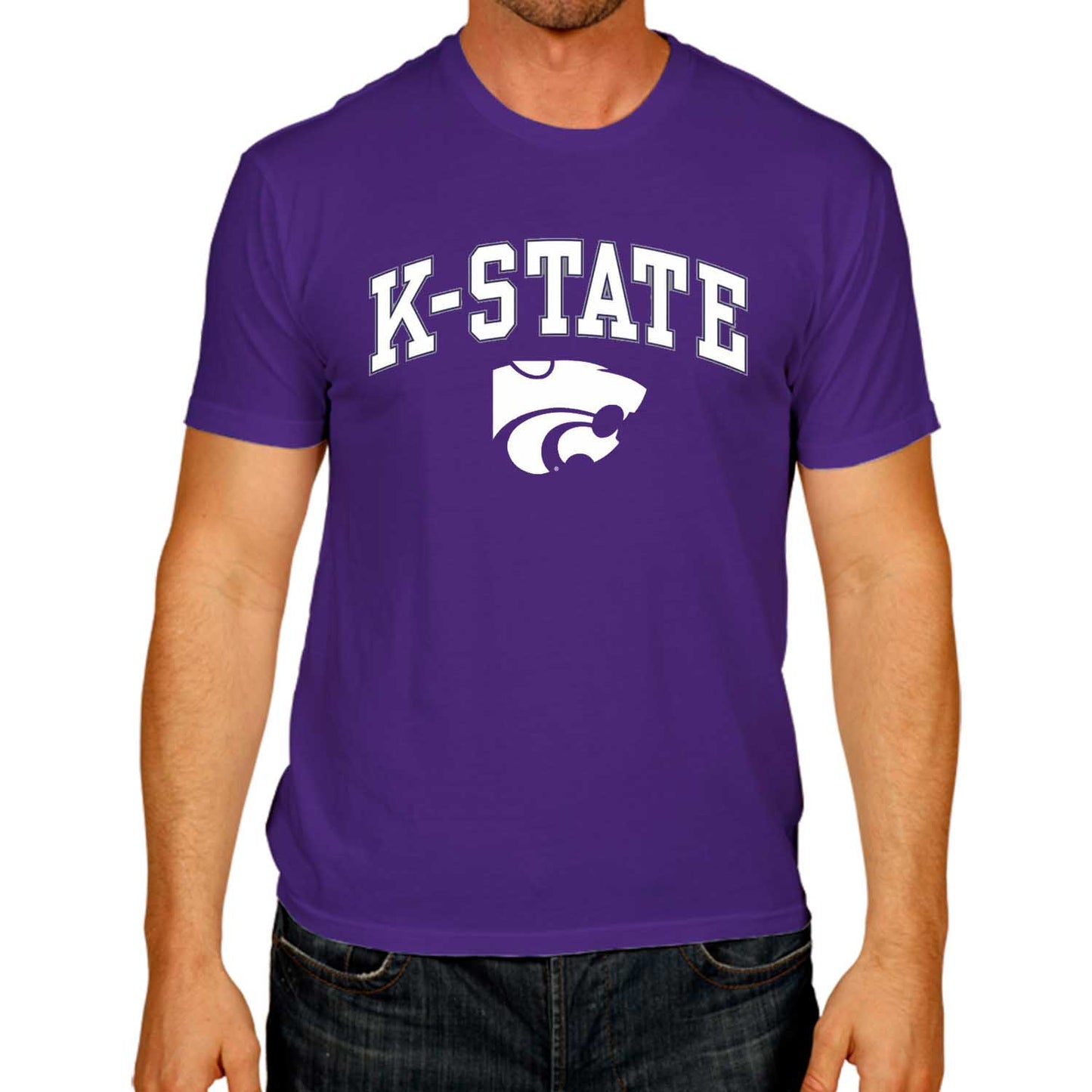 Kansas State Wildcats NCAA Adult Gameday Cotton T-Shirt - Purple