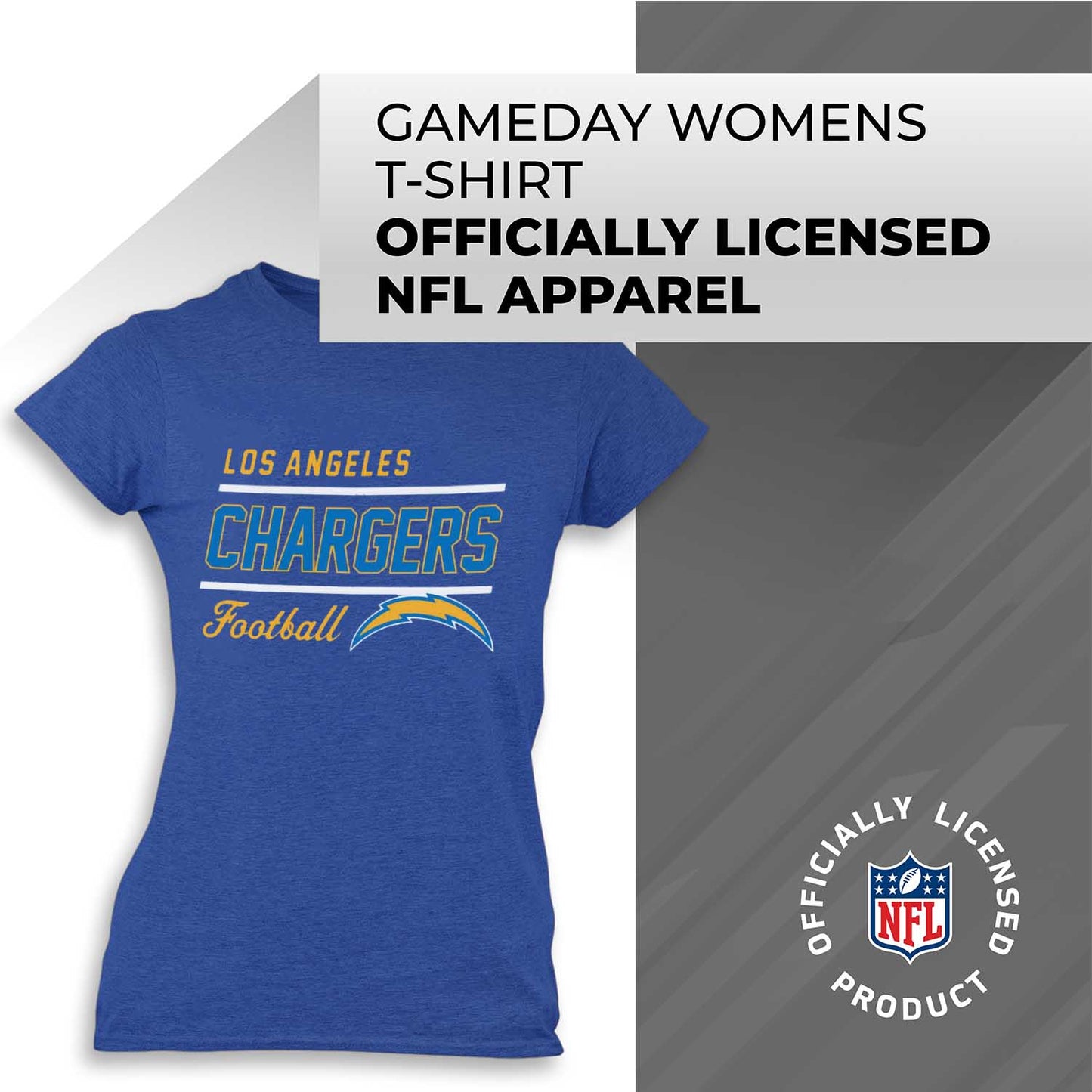 Los Angeles Chargers NFL Gameday Women's Relaxed Fit T-shirt - Royal