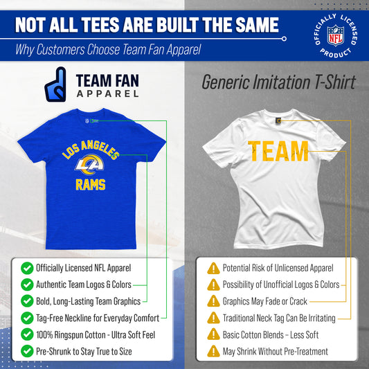 Los Angeles Rams NFL Adult Gameday T-Shirt - Royal