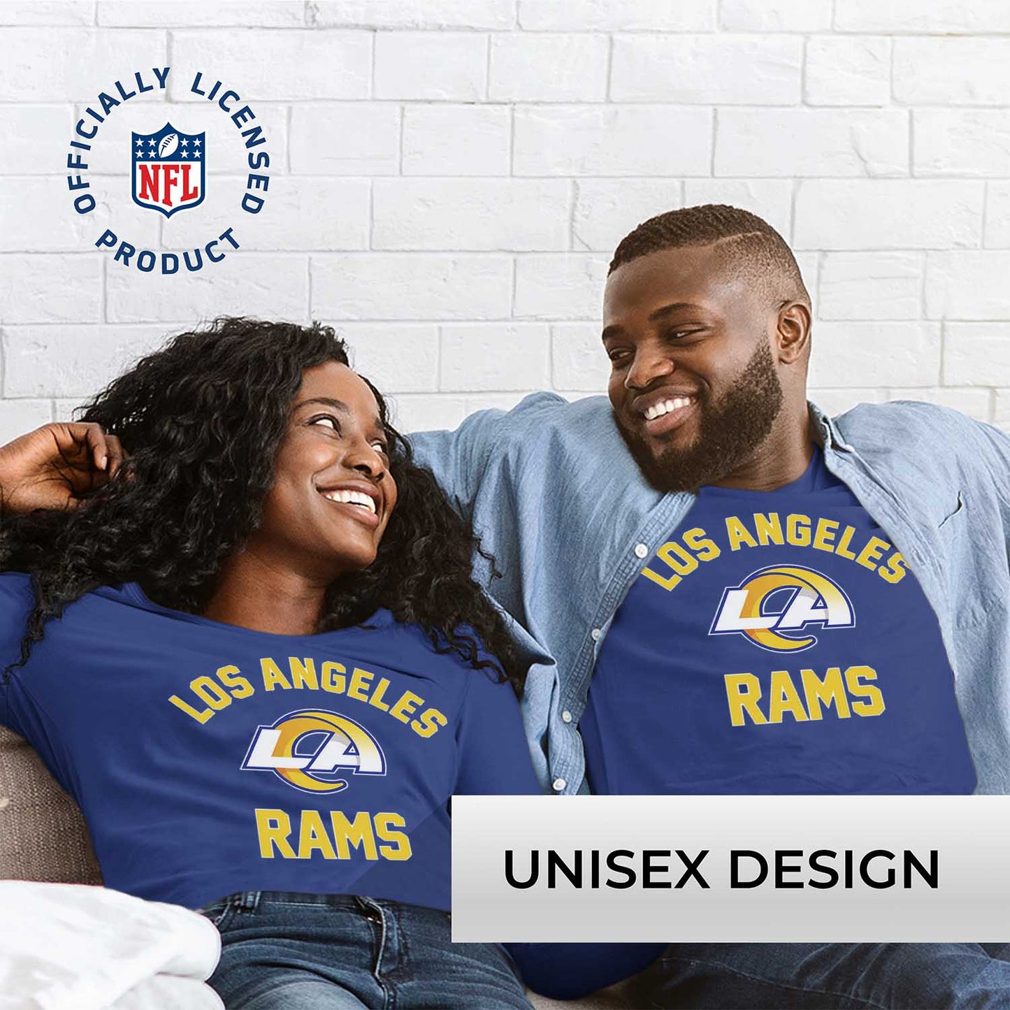 Los Angeles Rams NFL Gameday Adult Long Sleeve Shirt - Royal
