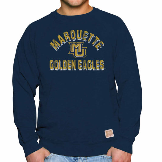 Marquette Golden Eagles Adult University Crewneck - Navy