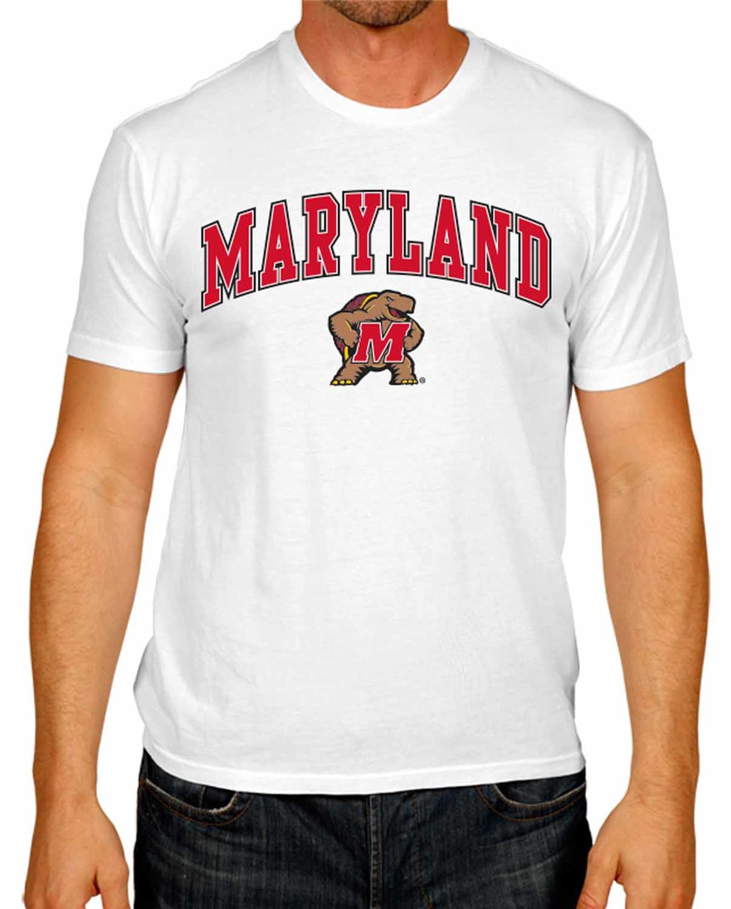 Maryland Terrapins NCAA Adult Gameday Cotton T-Shirt - White