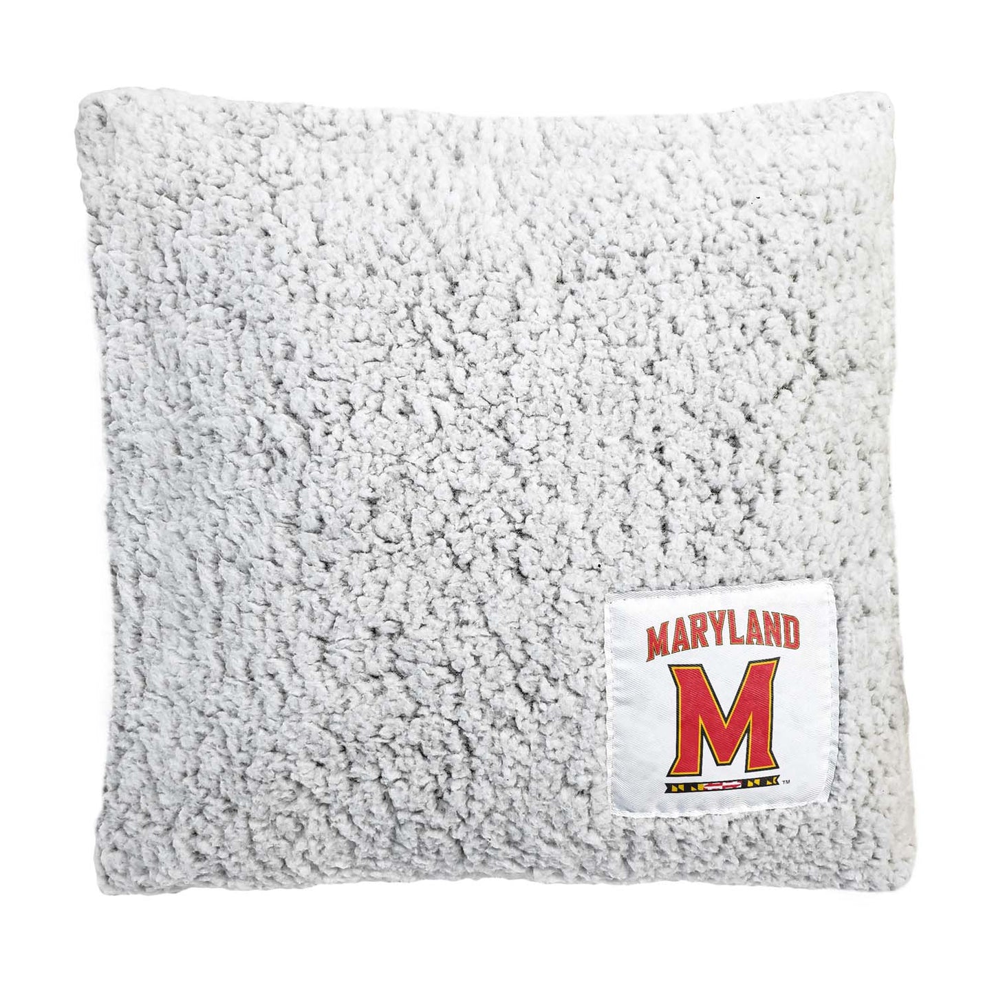Maryland Terrapins Two Tone Sherpa Throw Pillow - Team Color