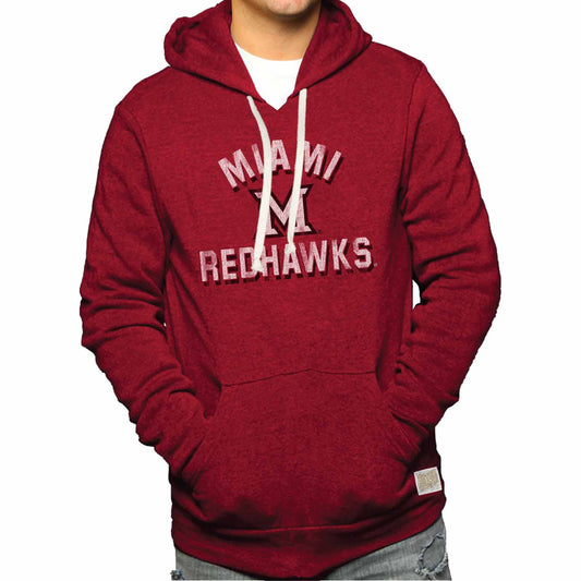 Miami Redhawks Adult University Hoodie - Red