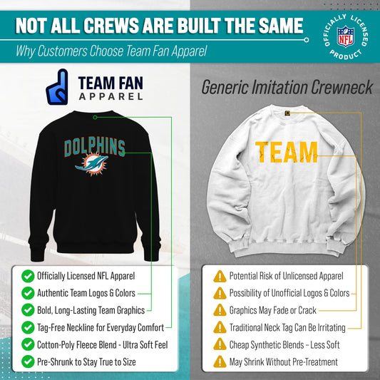 Miami Dolphins NFL Home Team Crew - Black