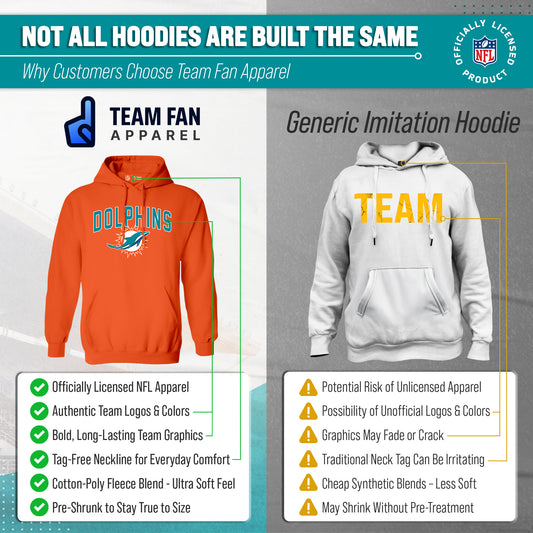 Miami Dolphins NFL Home Team Hoodie - Orange
