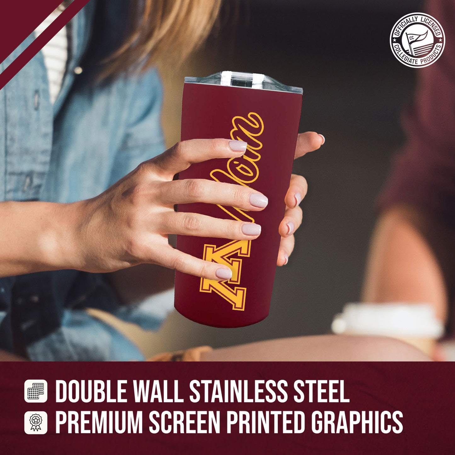 Minnesota Golden Gophers NCAA Stainless Steel Travel Tumbler for Mom - Maroon