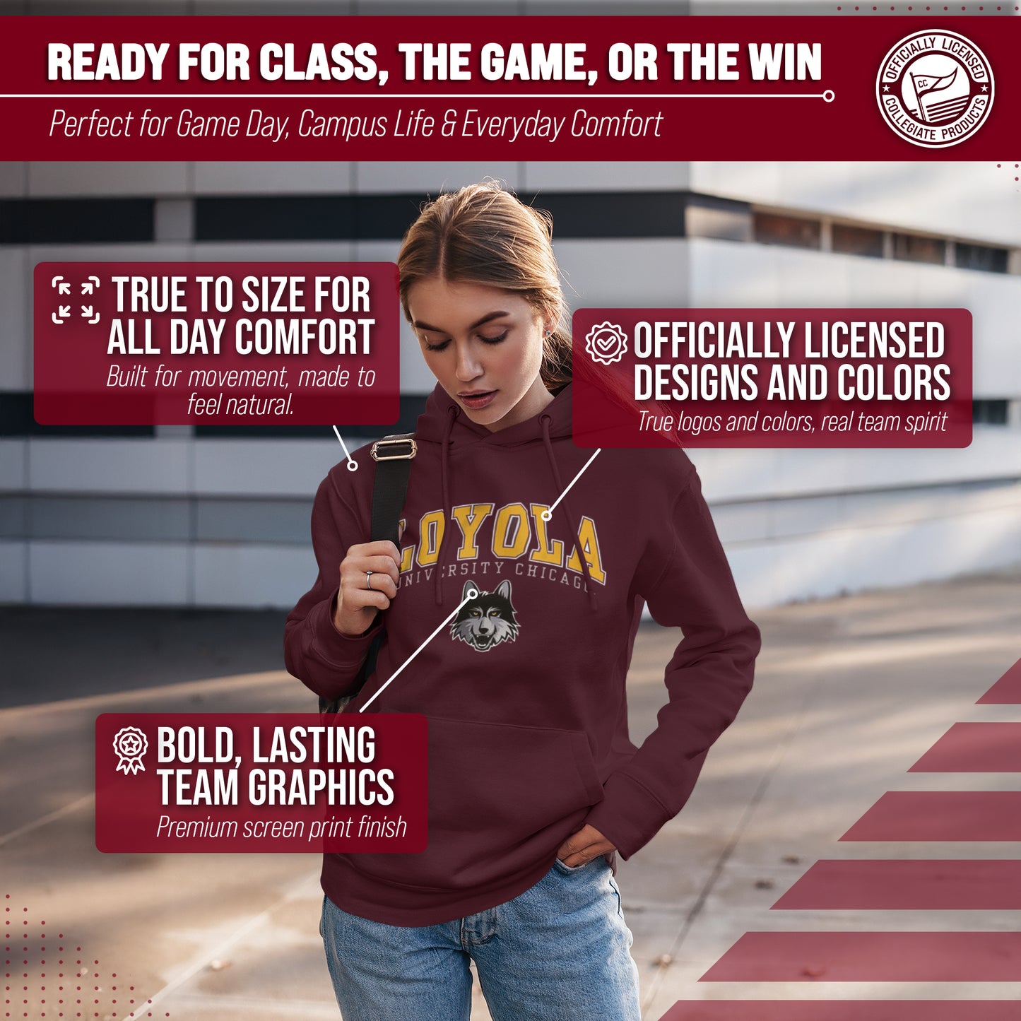 Minnesota Golden Gophers Adult Arch & Logo Soft Style Gameday Hooded Sweatshirt - Maroon