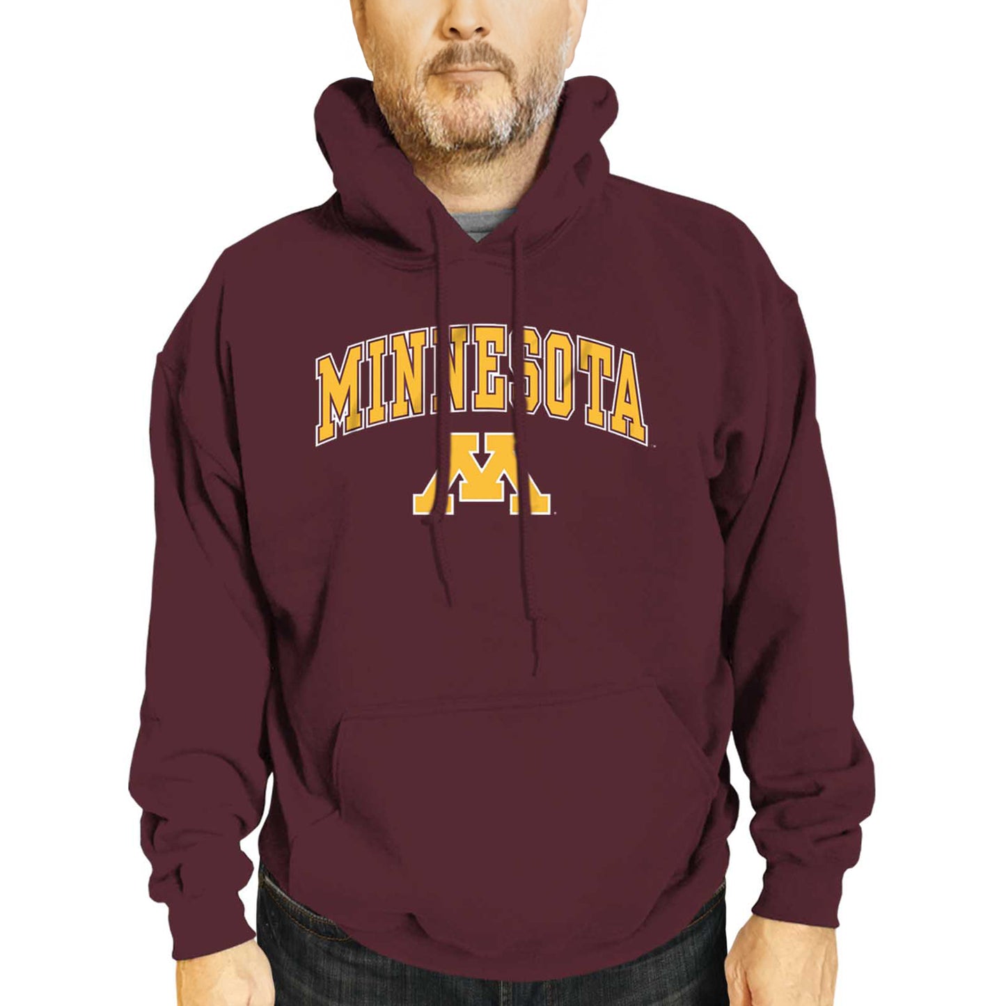 Minnesota Golden Gophers Adult Arch & Logo Soft Style Gameday Hooded Sweatshirt - Maroon