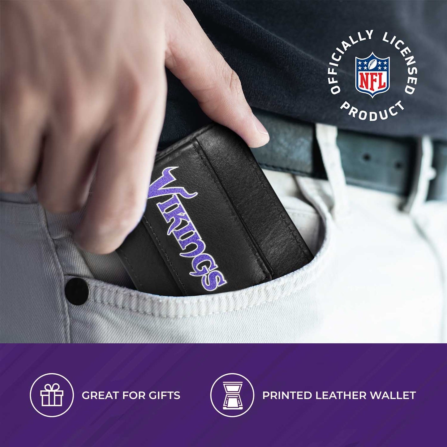 Minnesota Vikings NFL Bottle Opener Keychain Bundle - Black