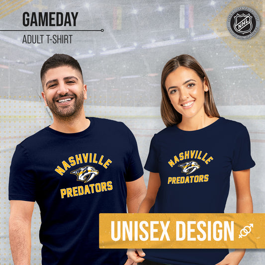 Nashville Predators NHL Adult Game Day Unisex T-Shirt - Navy