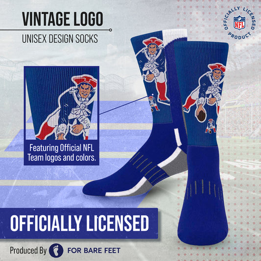 New England Patriots NFL V Curve Socks - Team Color