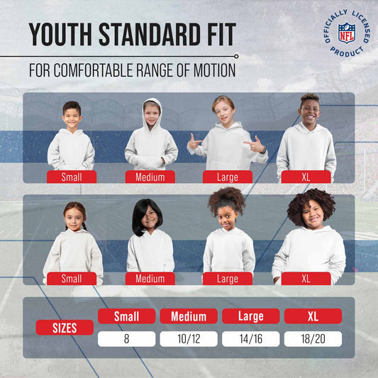 Minnesota Vikings NFL Youth Overtime Blueprint Football Fleece Hooded Sweatshirt - Purple