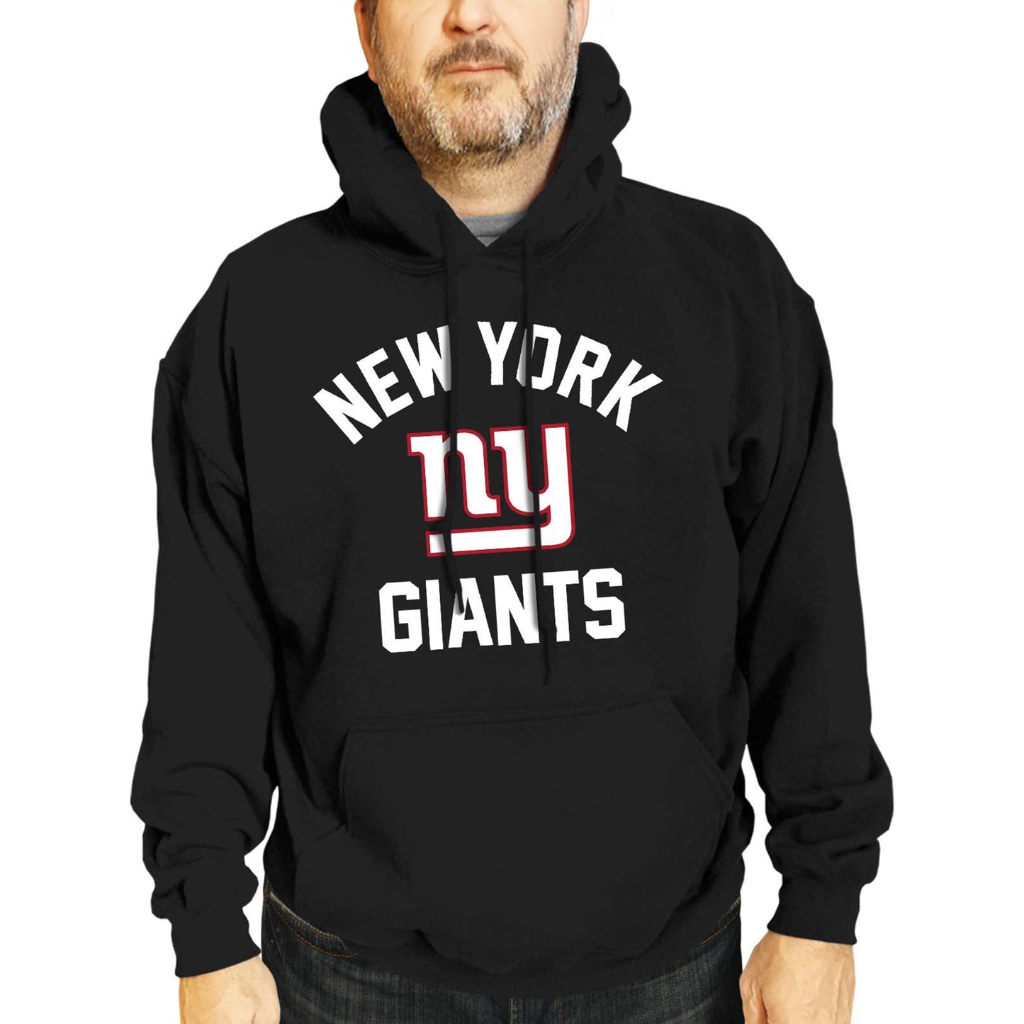 New York Giants NFL Adult Gameday Hooded Sweatshirt - Black