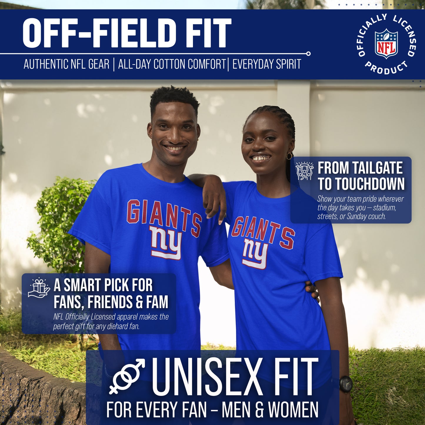 New York Giants NFL Home Team Tee - Royal