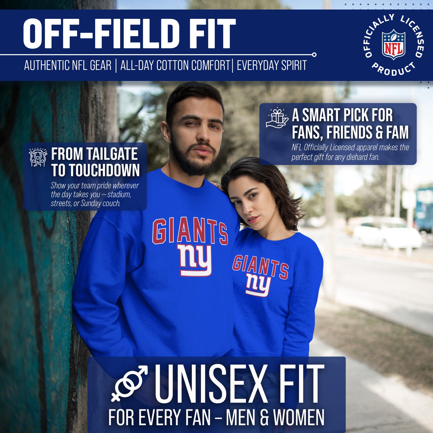New York Giants NFL Home Team Crew - Royal