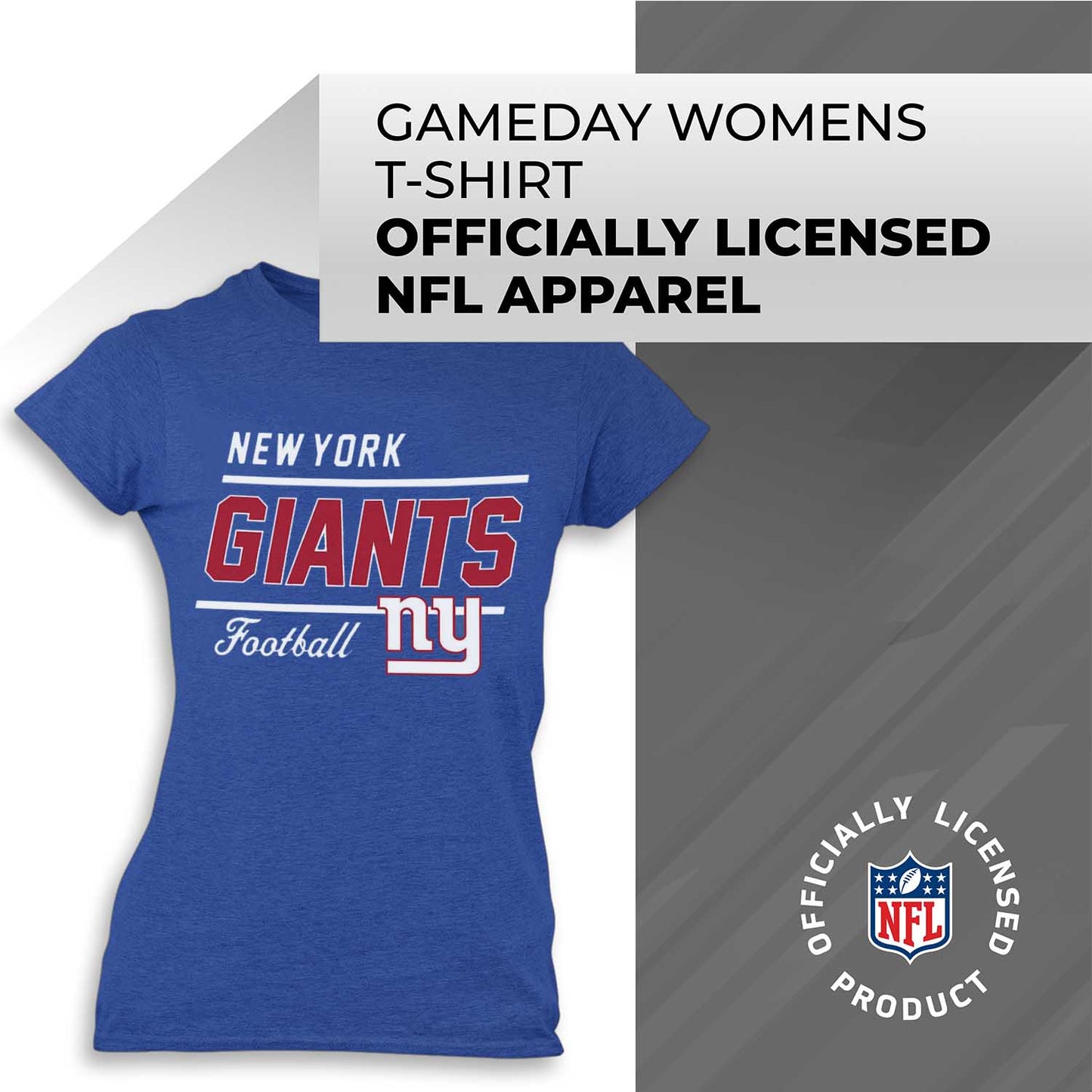 New York Giants NFL Gameday Women's Relaxed Fit T-shirt - Royal