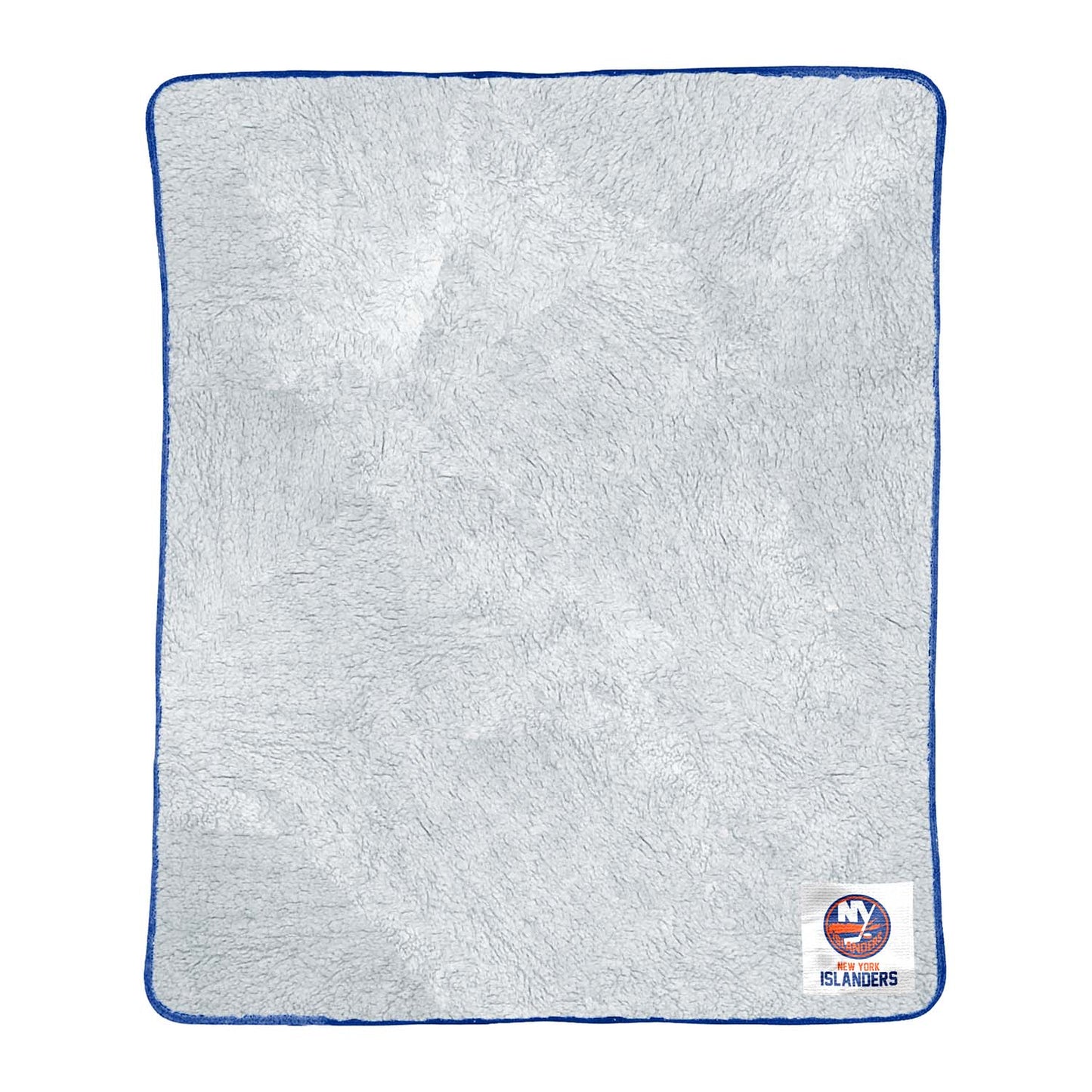 New York Islanders NHL Silk Touch Sherpa Throw Blanket - Royal
