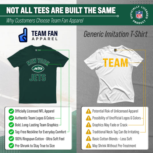 New York Jets NFL Adult Gameday T-Shirt - Forest Green