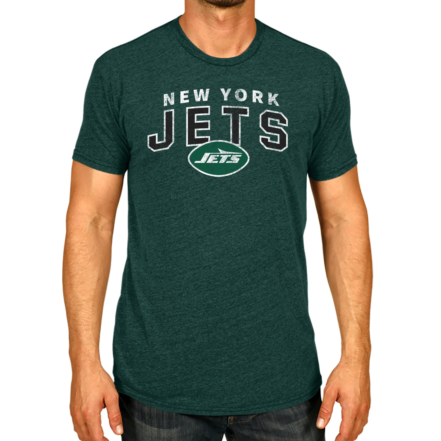 New York Jets NFL Starting Fresh Short Sleeve Heather T-Shirt - Green