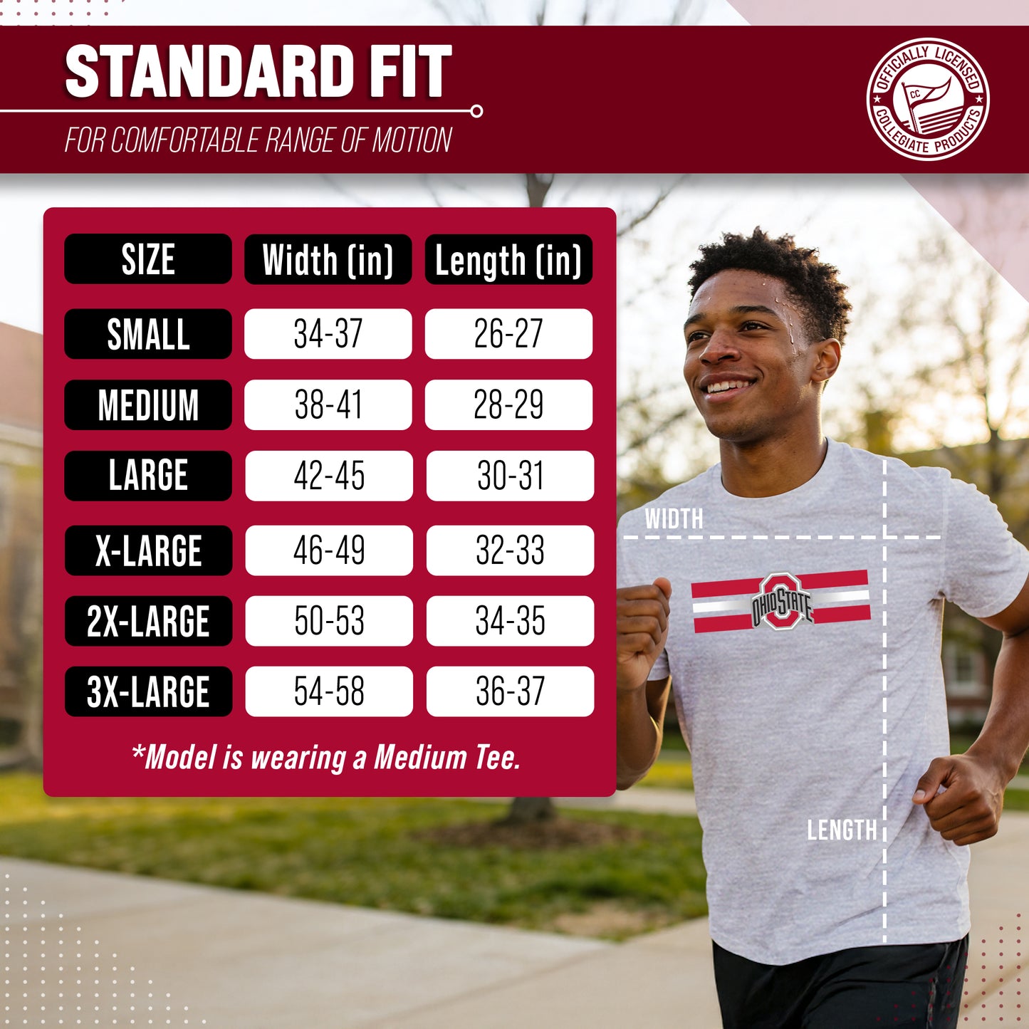 Ohio State Buckeyes Unisex NCAA Scholarship Cloud Jersey Athletic Short Sleeve Performance Tee - Gray Heather