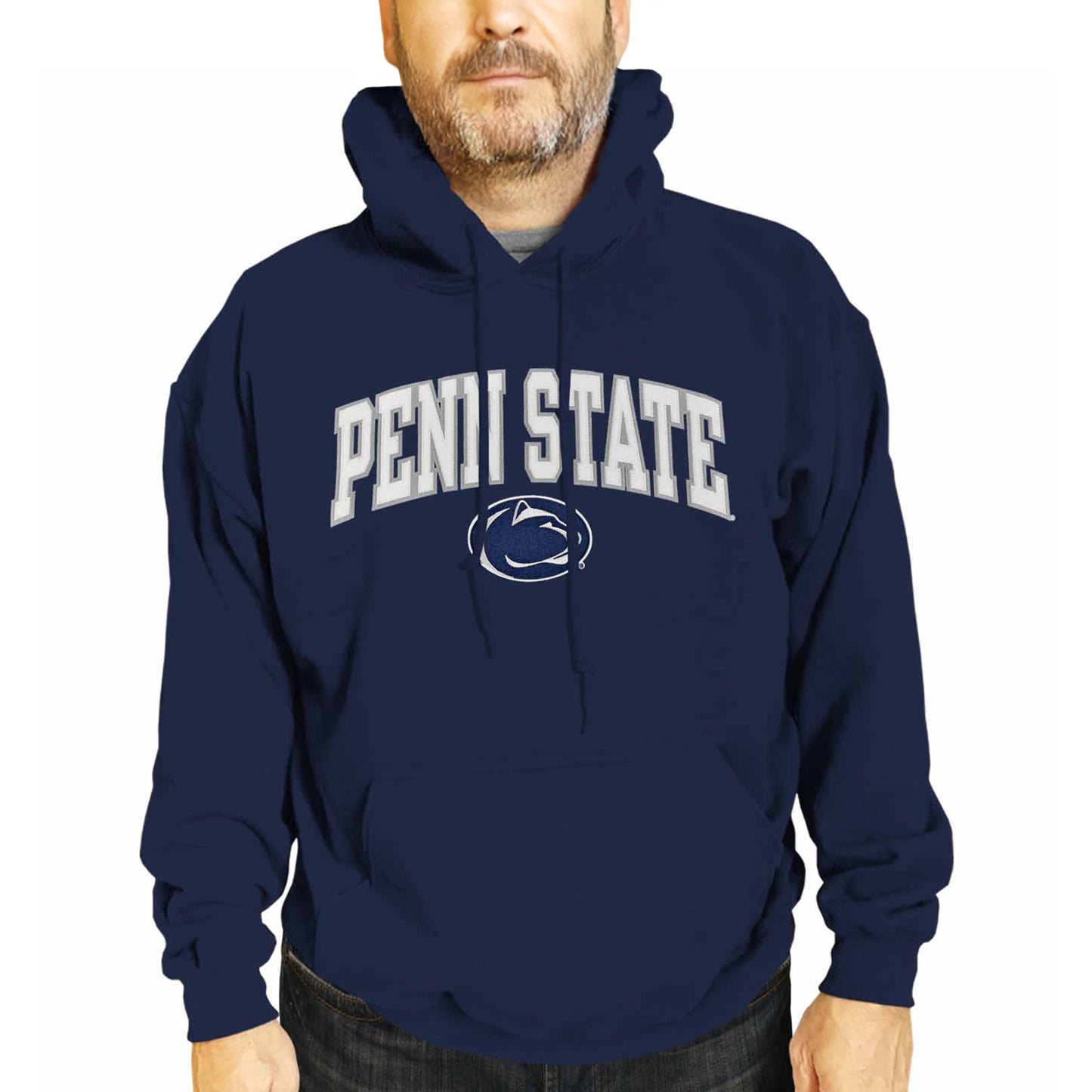 Penn State Nittany Lions NCAA Adult Tackle Twill Hooded Sweatshirt - Navy