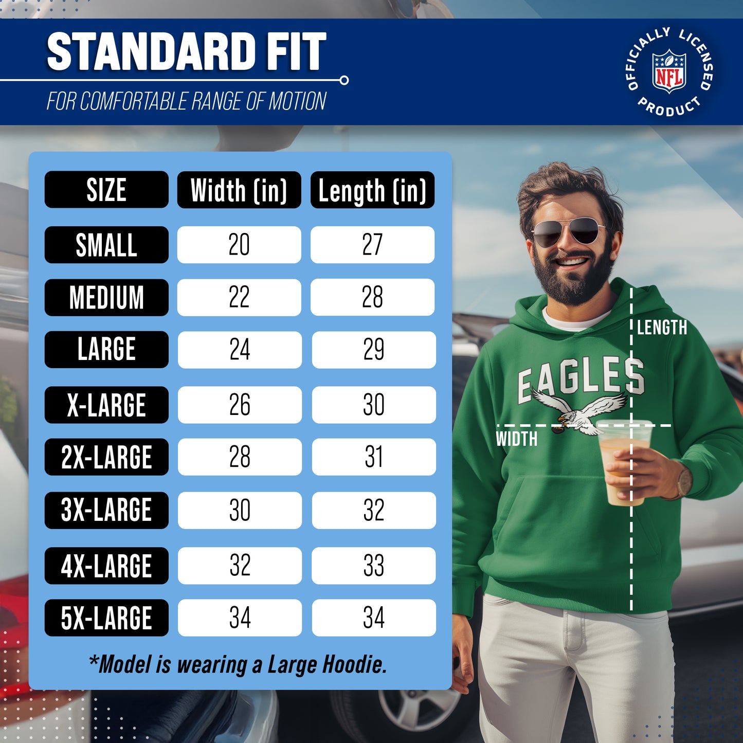 Philadelphia Eagles NFL Home Team Hoodie - Kelly Green