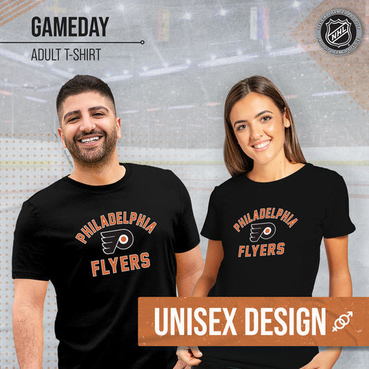 Philadelphia Flyers NHL Adult Game Day Unisex T-Shirt - Black