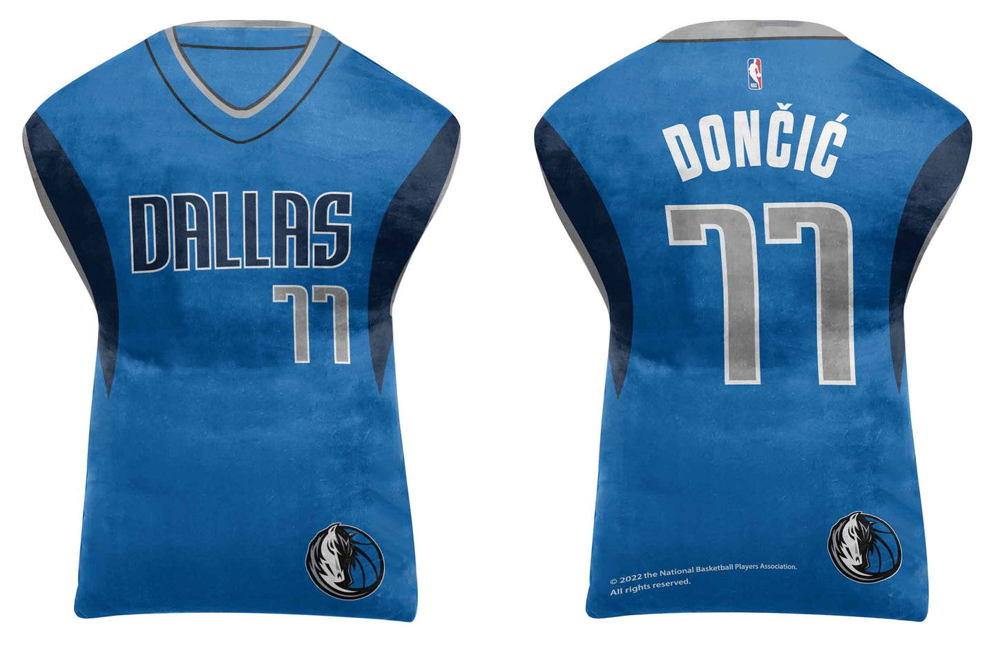 Dallas Mavericks NBA Travel Luka Doncic Jersey Cloud Pillow Bedding Accessories - Blue