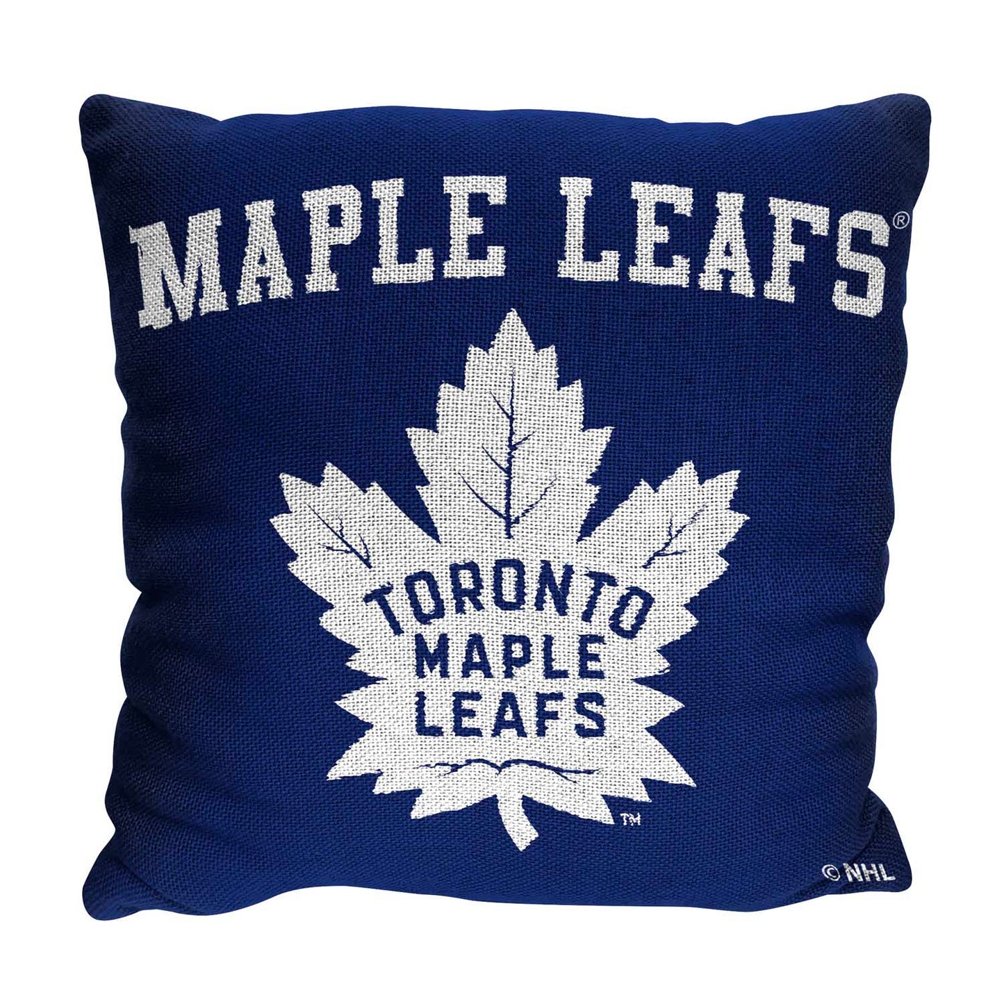 Toronto Maple Leafs NHL Decorative Pillows- Enhance Your Space with Woven Throw Pillows - Blue