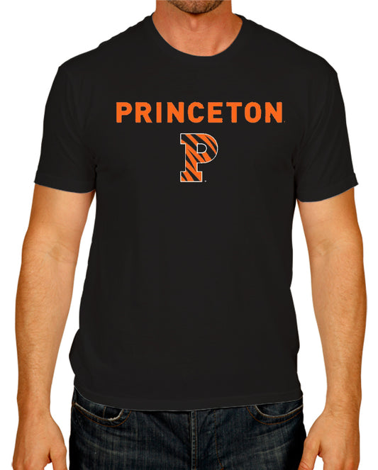 Princeton Tigers NCAA Adult Gameday Cotton T-Shirt - Black