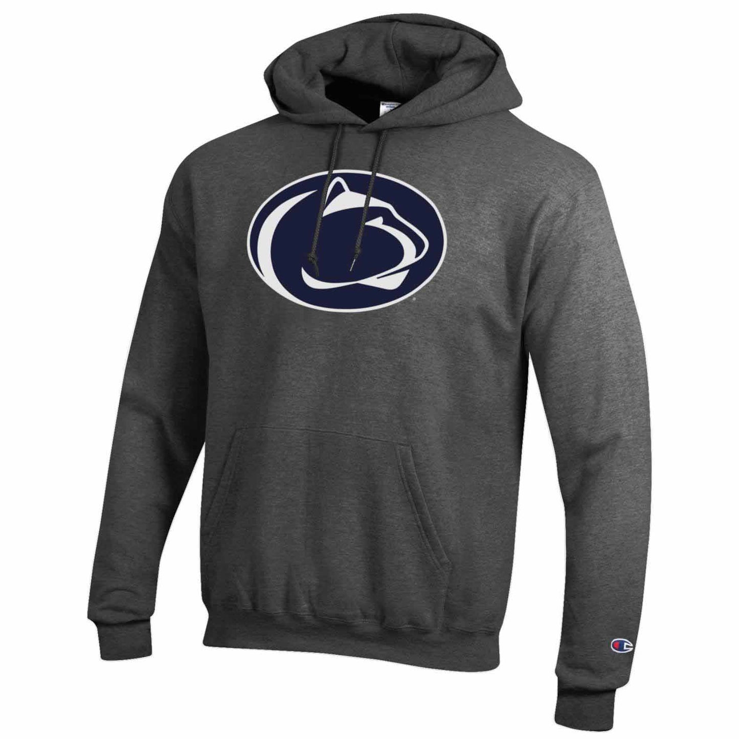 Penn State Nittany Lions Adult Mascot Fleece Hooded Sweatshirt - Charcoal