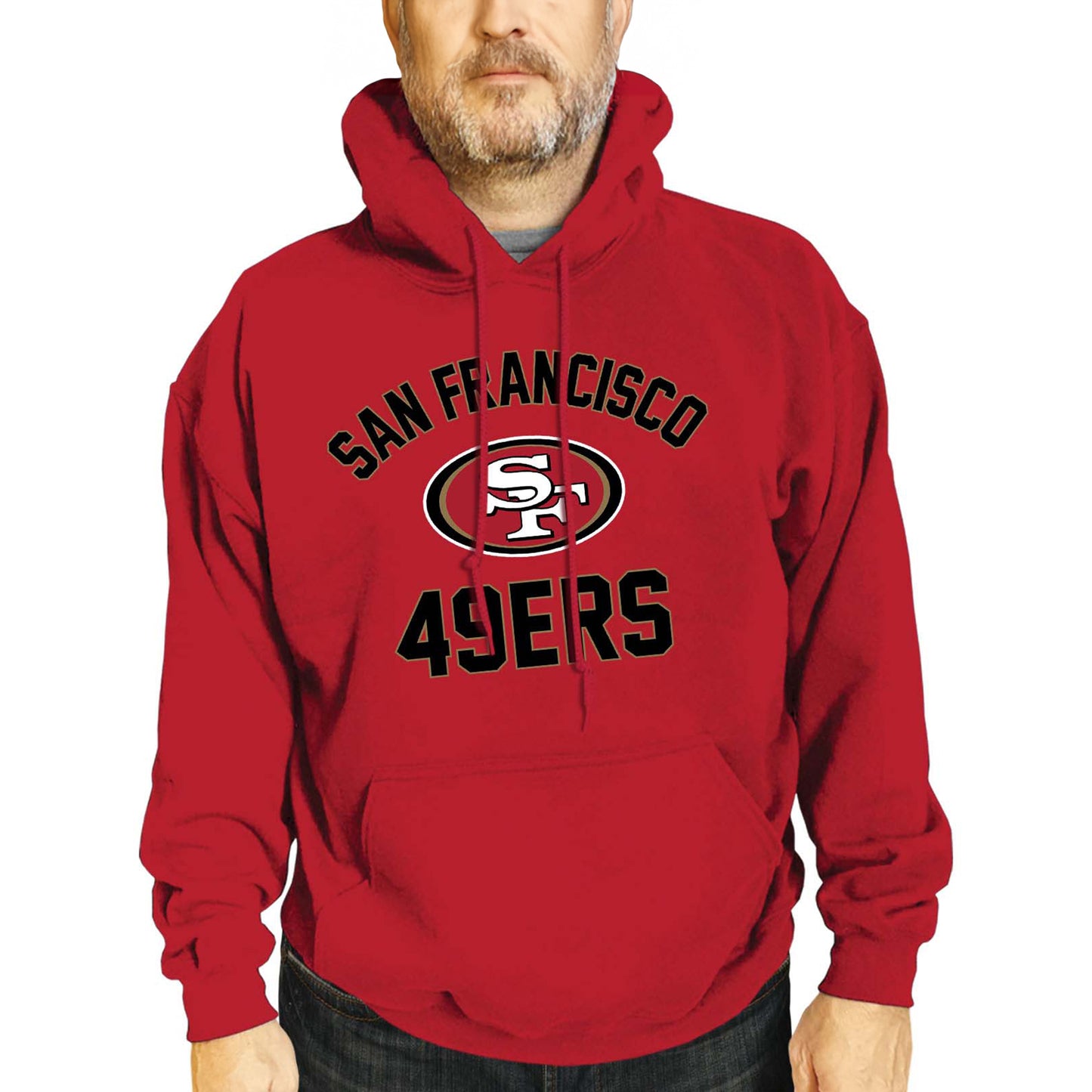 San Francisco 49ers NFL Adult Gameday Hooded Sweatshirt - Red