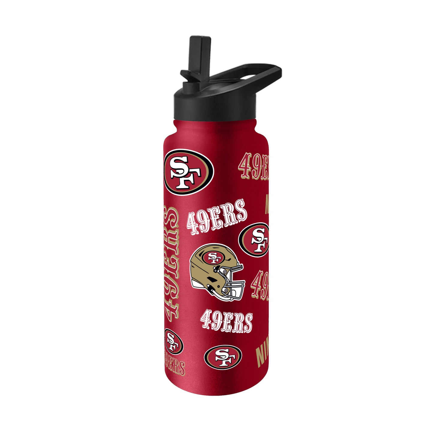 San Francisco 49ers NFL 34Oz Native Quencher Water Bottle - Cardinal