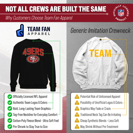 San Francisco 49ers NFL Home Team Crew - Black