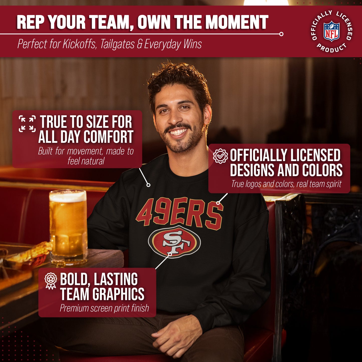 San Francisco 49ers NFL Home Team Crew - Black