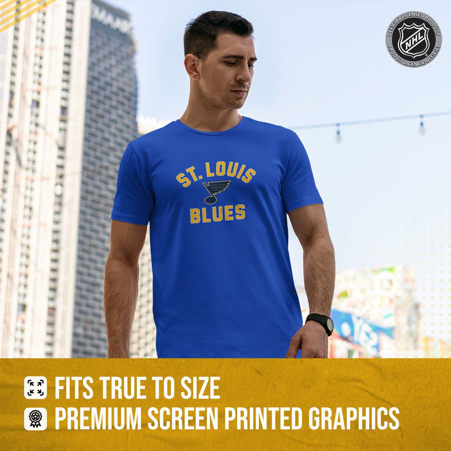 St. Louis Blues NHL Adult Game Day Unisex T-Shirt - Royal