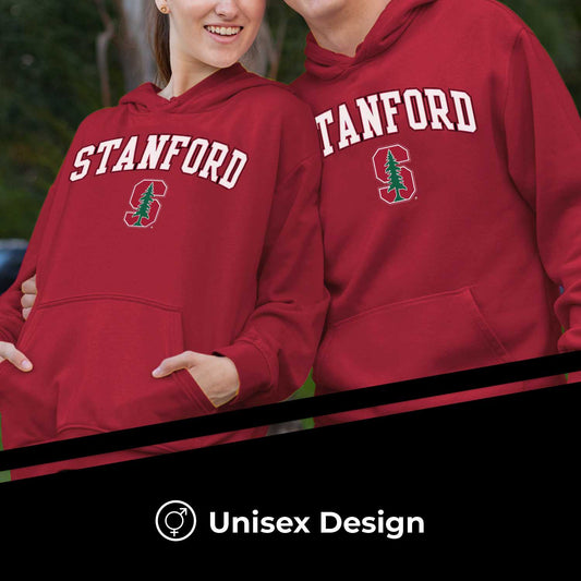 Stanford Cardinal Adult Arch & Logo Soft Style Gameday Hooded Sweatshirt - Cardinal