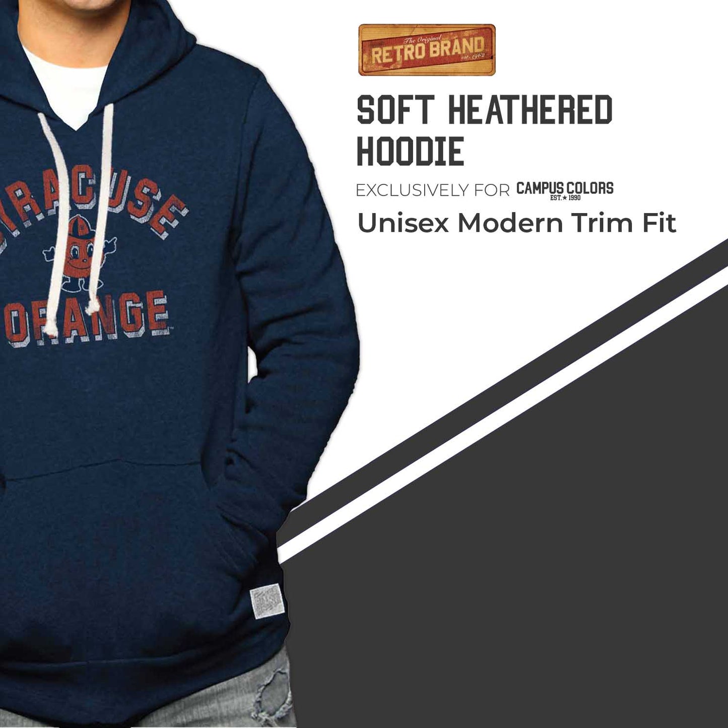 Syracuse Orange Adult University Hoodie - Navy