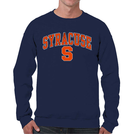 Syracuse Orange Adult Arch & Logo Soft Style Gameday Crewneck Sweatshirt - Navy