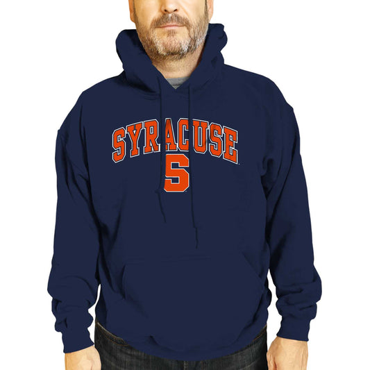 Syracuse Orange Adult Arch & Logo Soft Style Gameday Hooded Sweatshirt - Navy