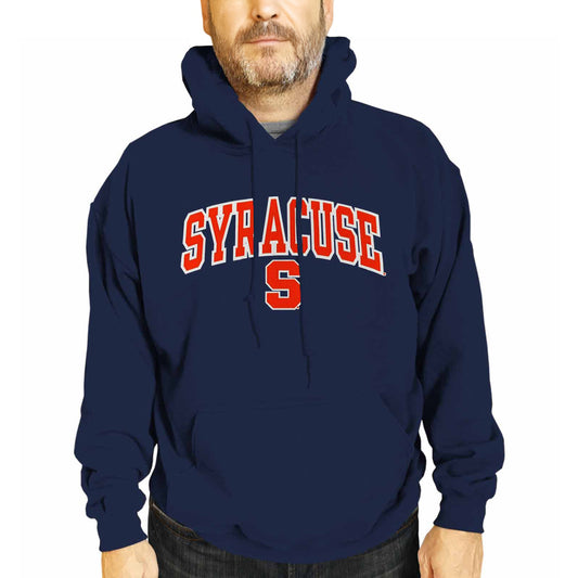 Syracuse Orange NCAA Adult Tackle Twill Hooded Sweatshirt - Navy