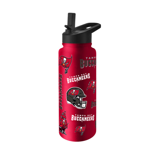 Tampa Bay Buccaneers NFL 34Oz Native Quencher Water Bottle - Red