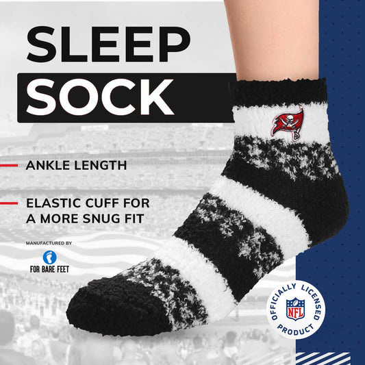 Tampa Bay Buccaneers NFL Cozy Soft Slipper Socks - Black