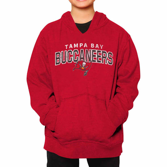 Tampa Bay Buccaneers NFL Youth Starting Fresh Hoodie- Pro Football Sweatshirt for Boys and Girls - Red